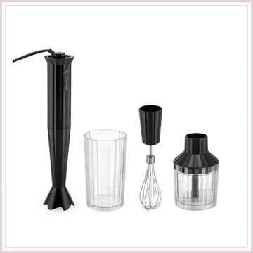 PLISSÉ mixer készlet fekete
