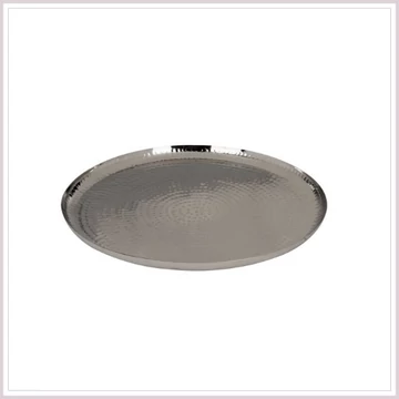 FORLEYET tálca ⌀ 30 cm nikkel