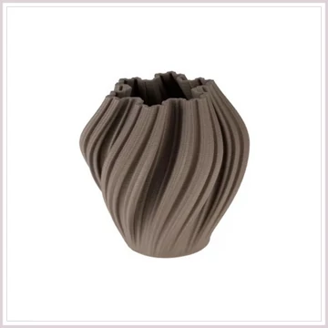 HONGMAO kerámia váza 20 cm barna