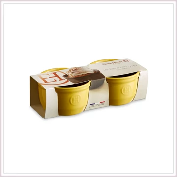 Ramekin sütőforma sárga