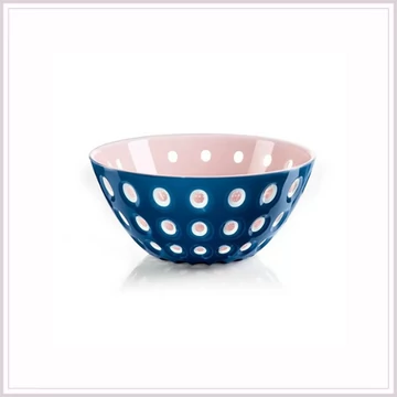 LE MURRINE tál ∅25 cm kék-rózsaszín