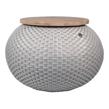 HALO lerakóasztal tárolóval - R98 flint grey