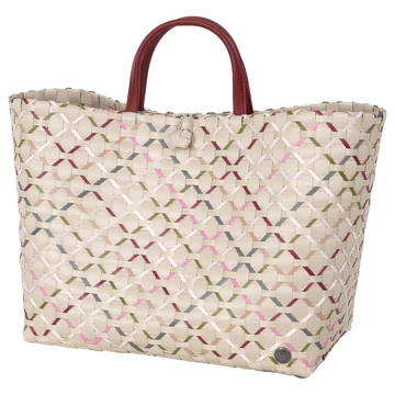 SUMMER SHADES Shopper -mix39 marsala red mix on grey