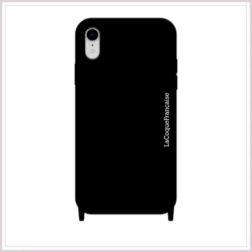 LA COQUE FRANCAISE TELEFON TOK - FEKETE SZILIKON IP XR