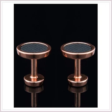 Lockstone ™ One Rosegold  18 karátos rosegold bevonatú mandzsettagombok 