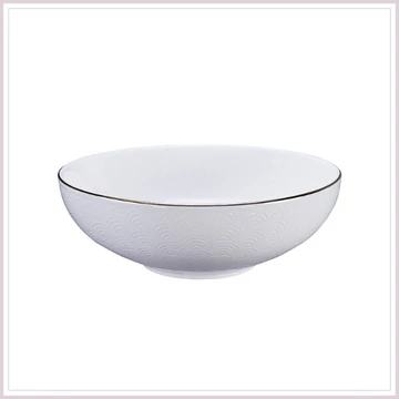 Nippon White mélytányér WAVE ∅ 19x5,5 cm