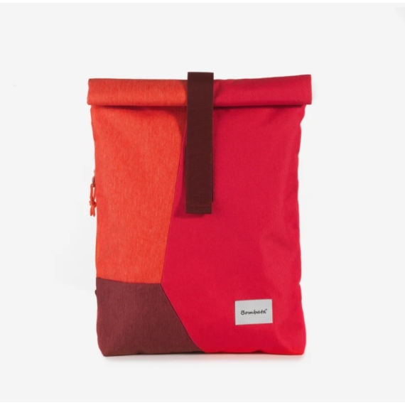 Bombata Backpack Nylon 2.0 kicsi - burgundy