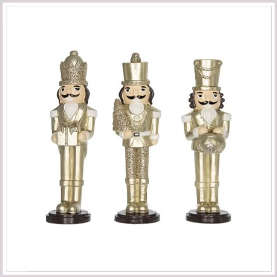 DIÓTÖRŐ álló arany 14 cm