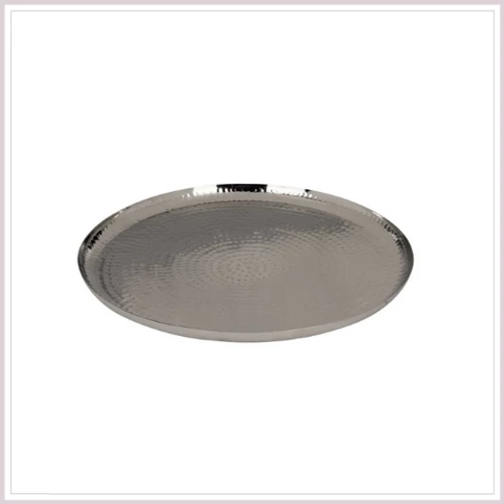 FORLEYET tálca ⌀ 30 cm nikkel