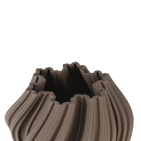 HONGMAO kerámia váza 20 cm barna