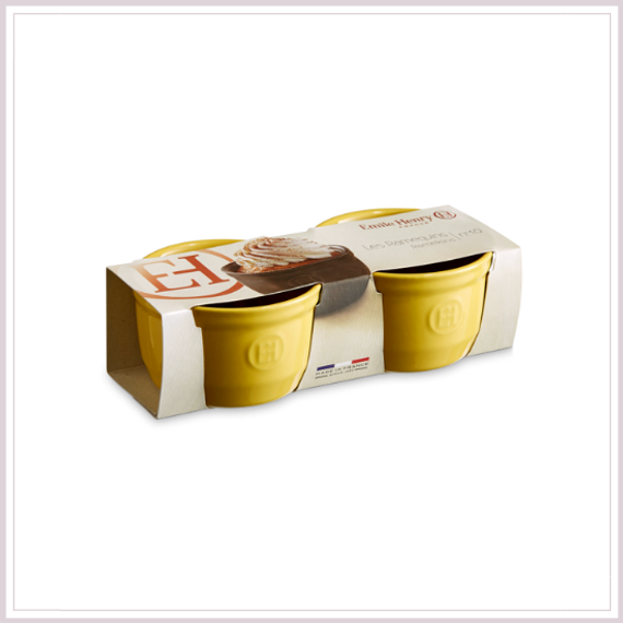 Ramekin sütőforma sárga