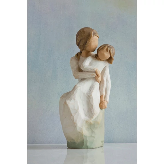 MOTHER DAUGTHER szobrocska