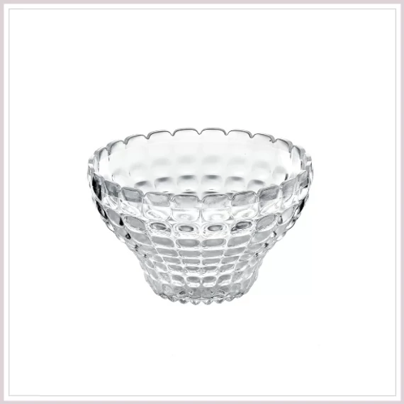 TIFFANY tálka ⌀12 cm áttetsző