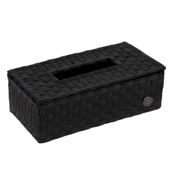 LUZZI papírzsebkendő tartó - black 99