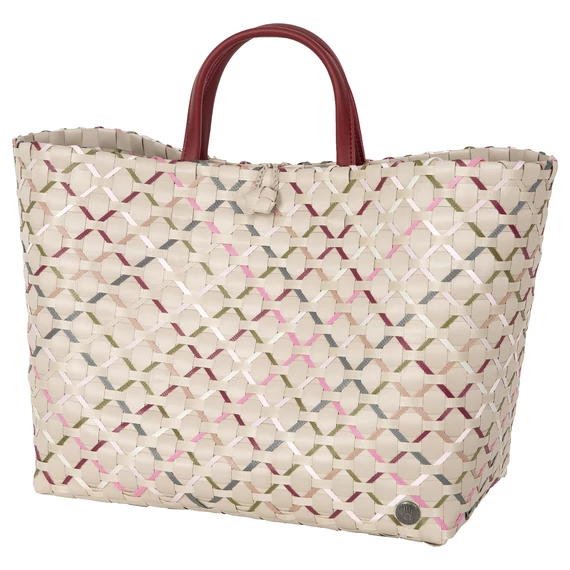 SUMMER SHADES Shopper -mix39 marsala red mix on grey