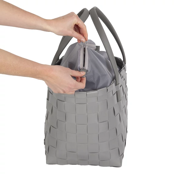 COLOR DELUXE shopper - 90 brushed grey