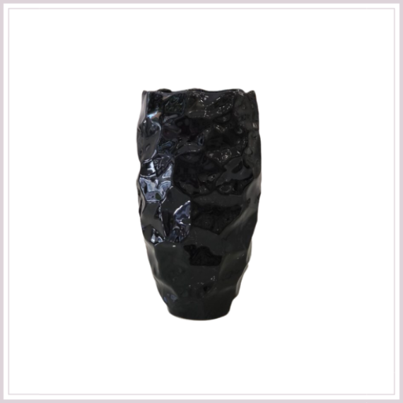 Váza BENNET fekete ∅ 19,5 x 35 cm