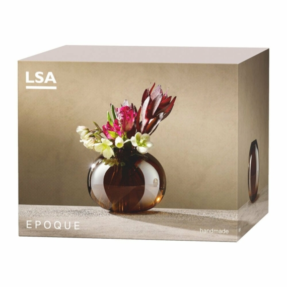 EPOQUE váza 13,5 x 17 cm borostyán
