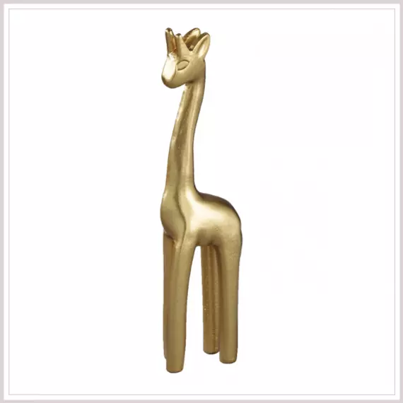 Wild Gold zsiráf szobor 29 cm