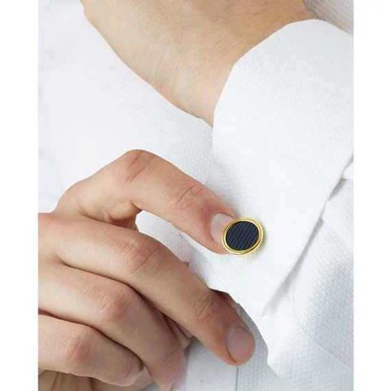 Lockstone ™ One Gold 24 karátos arany bevonatú mandzsettagombok 
