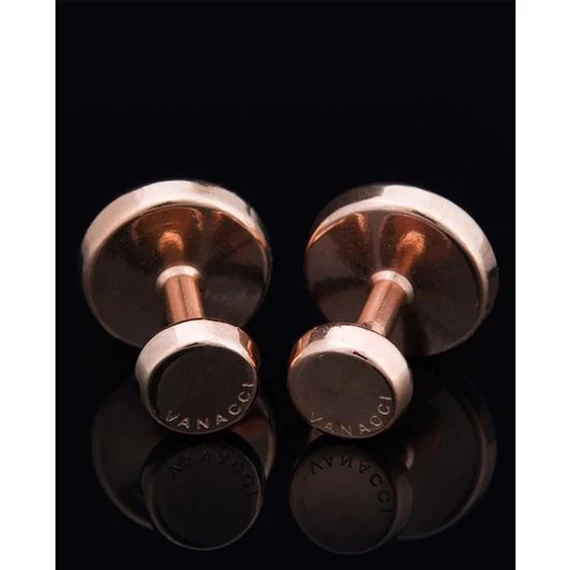 Lockstone ™ One Rosegold  18 karátos rosegold bevonatú mandzsettagombok 