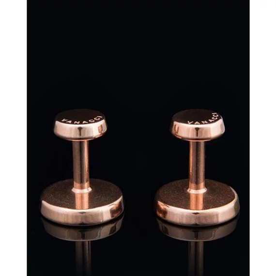 Lockstone ™ One Rosegold  18 karátos rosegold bevonatú mandzsettagombok 
