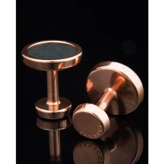 Lockstone ™ One Rosegold  18 karátos rosegold bevonatú mandzsettagombok 
