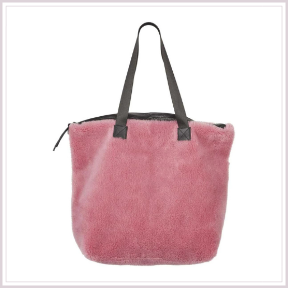 NORMA gyapjú táska pink