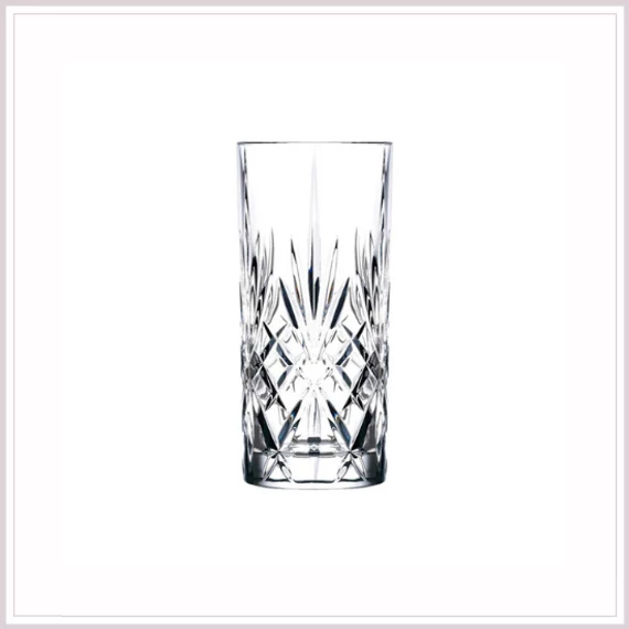 CRYSTAL longdrinkes pohár készlet 6 darabos