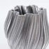 Kép 2/2 - MILOS porcelán váza ezüst 15,5 x 22 cm