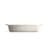 Kép 2/4 - Négyszögletes sütőedény krémszínű 22x14,5 cm 