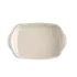 Kép 3/4 - Négyszögletes sütőedény krémszínű 22x14,5 cm 