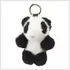 Kép 1/2 - LITTLE PANDA szőrmekulcstartó - black/white