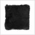 Kép 1/2 - Bárányszőr párna 50x50 cm fekete